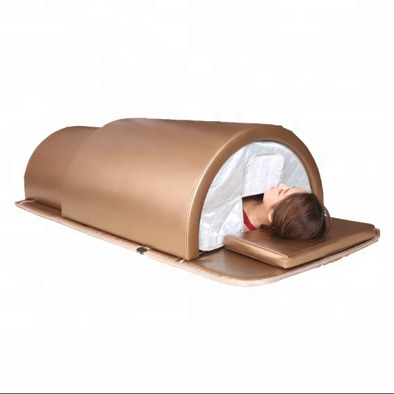 

Far Infrared Sauna Dome Slimming Beauty Equipment Manufacturer Directory Spa Capsule, Golden