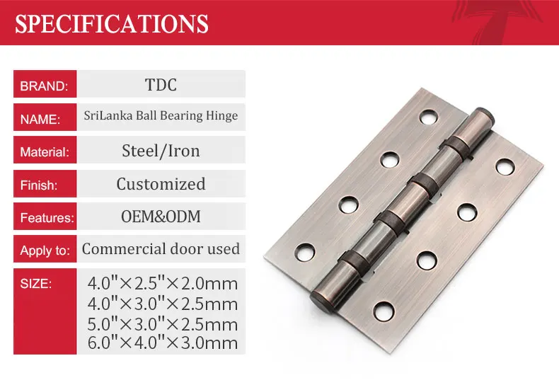 Rh018 Satin Chrome Sri Lanka Used Ball Bearing Hinge Buy Ball Bearing Hinge,Sri Lanka Used