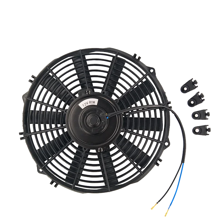 12 Inch Straight Blade Universal Auto Ac Electric Cooling Fan Car Fan