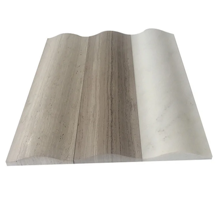 Factory Direct Grey Wooden marble boarder Gray Marble Tile