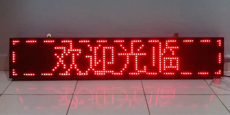 led moving sign