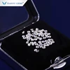 Tianyu gems Synthetic Diamond 2.3 to 2.6MM D E F Color SI Clarity CVD/ HPHT White Polished Round Cut Melee Loose Diamonds