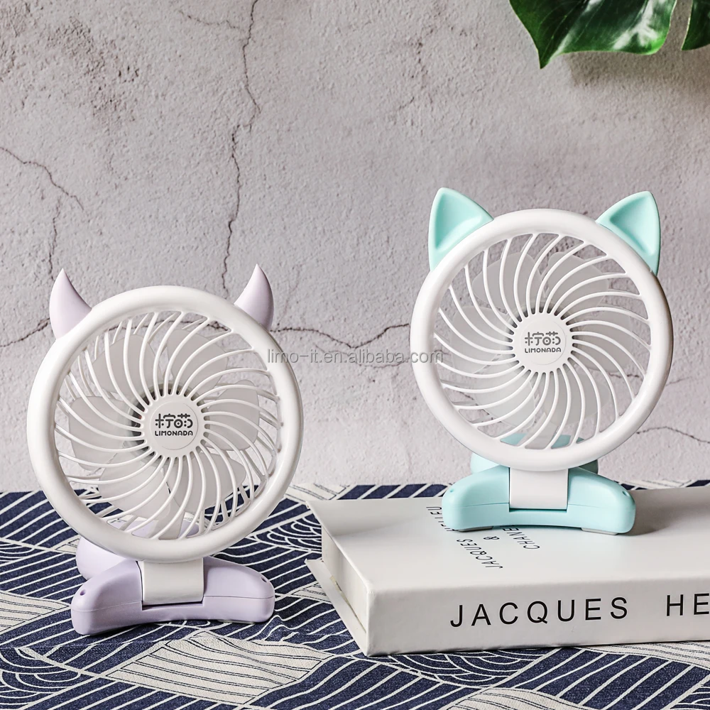 
2019 Korea portable rechargeable usb fan hand held mini electric fan 