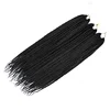 Synthetic Crochet Braids Box Braiding Deep Twist Bulk Hair 3X Box Jerry Curly Weaves Freetress Braids Hair