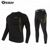 

ESDY 4 Colors Men Combat Tactical Fleece Warm Sport Thermal Underwear