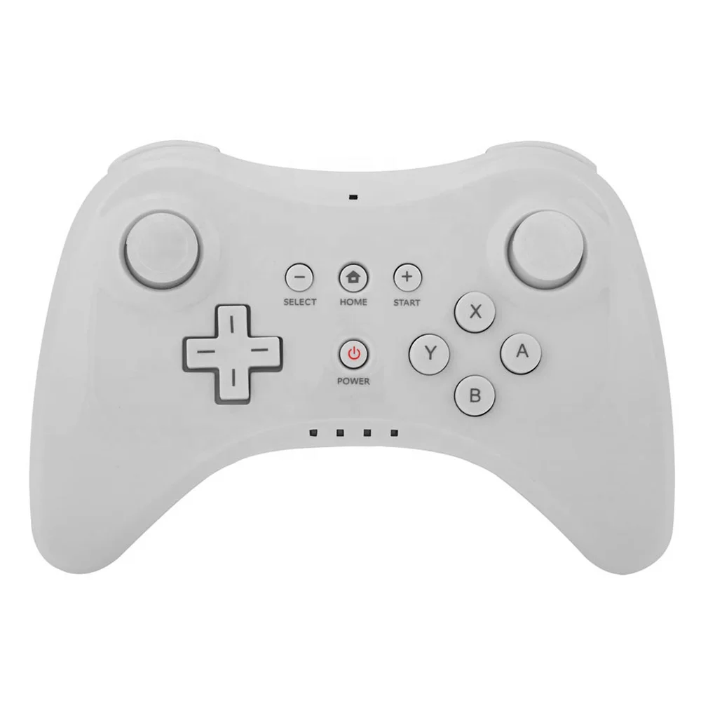 

White Wireless Classic Pro Controller Gamepad with USB Cable for Wii U Console