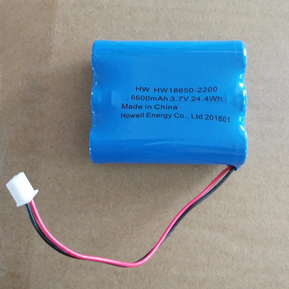 Icr Lithium Rechargeable 18650 Liion 18650 3.7v 7.4v 11.1v 6600mah