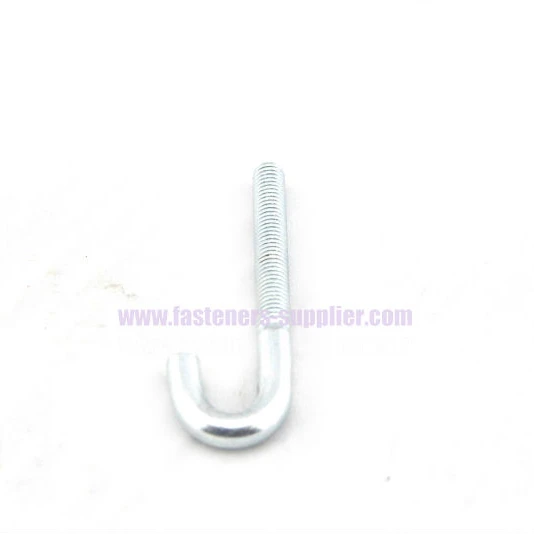 
Carbon Steel Metric J type Anchor Bolts 