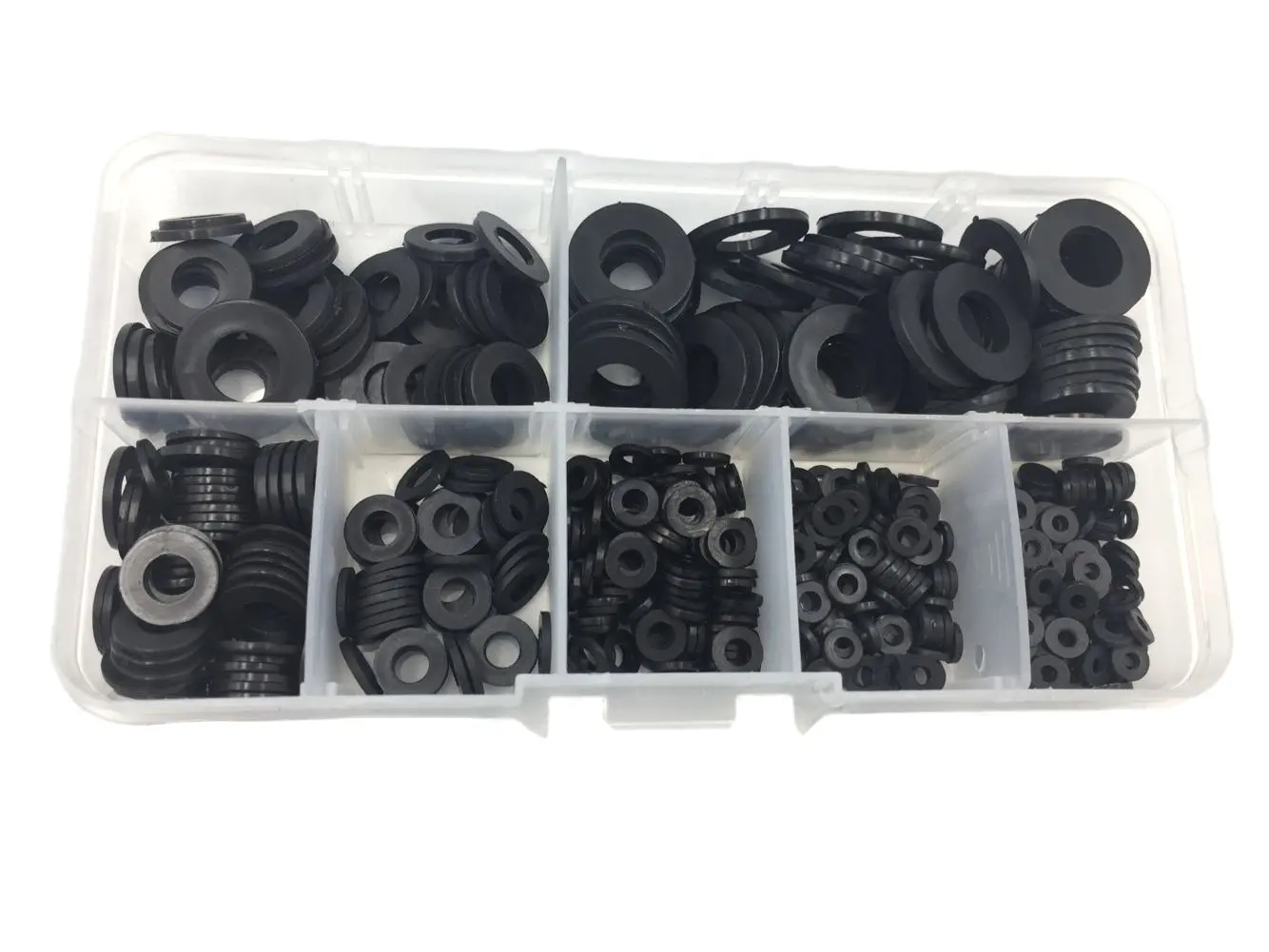 Black HVAZI Metric M2 M2.5 M3 M4 M5 Nylon Phillips Pan Head Screws Nut Washer Assortment Kit