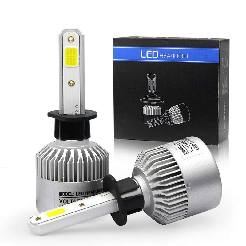 

36W 4000LM Super Bright Auto Light S2 Led Headlight H1 H3 H11 H4 9005 9006 H13 9004 9007 6500K COB led light bulb