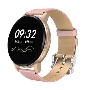 1.22 full touch screen smartwatch with heart rate monitor pedometer sleeping monitor