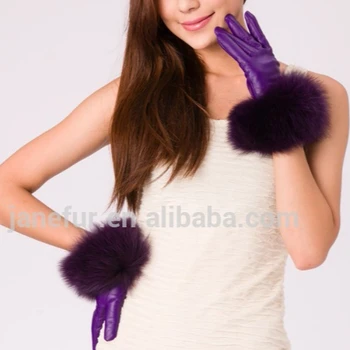ladies brown leather gloves