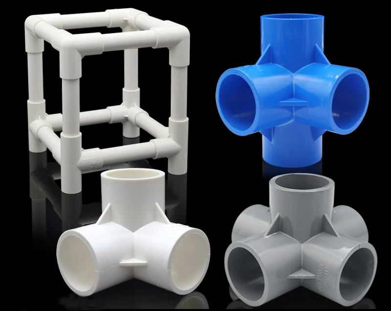 25mm Pvc Pipe Connectors 4way,3way,Elbow,Straight Joints Water Tube