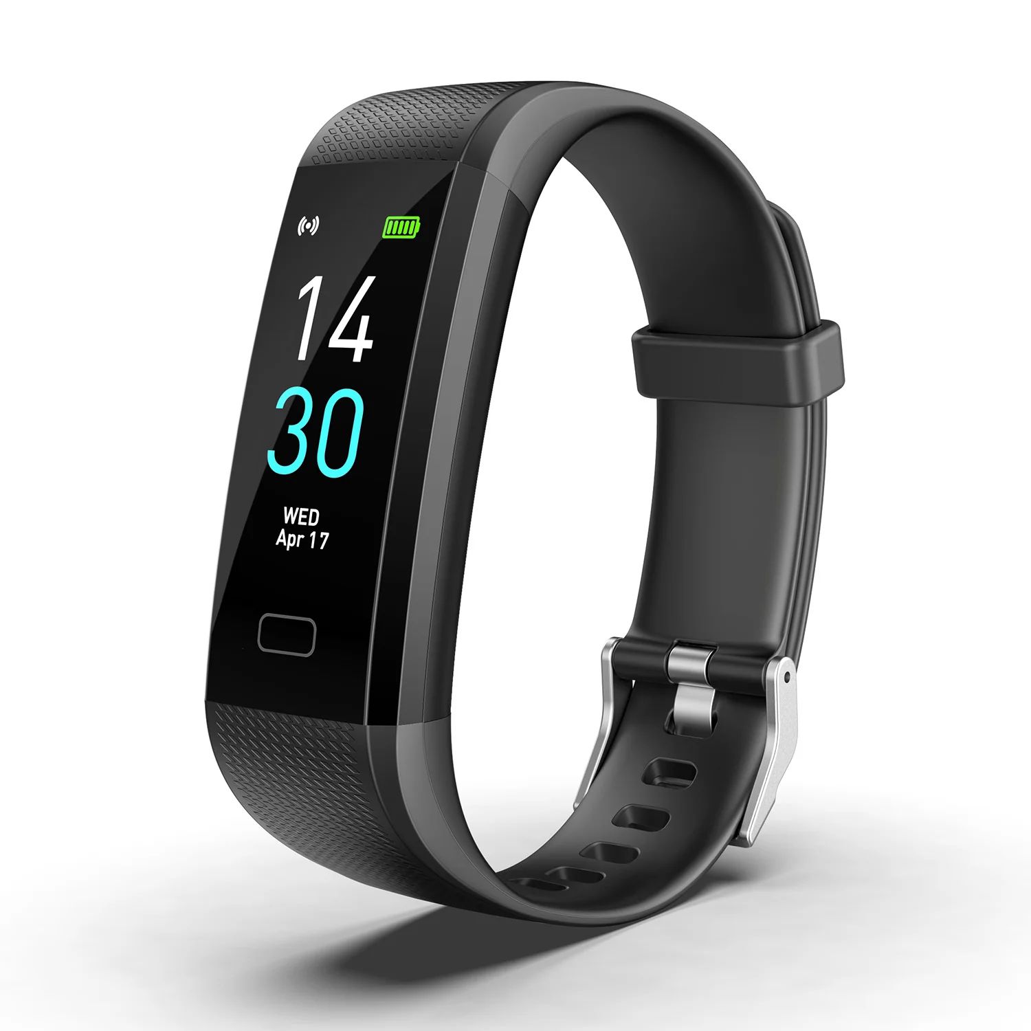

2019 Fitness Activity Tracker Smart Wrist Band with Blood Pressure Heart Rate Sleep Monitor, Black;blue;purple;green;pink