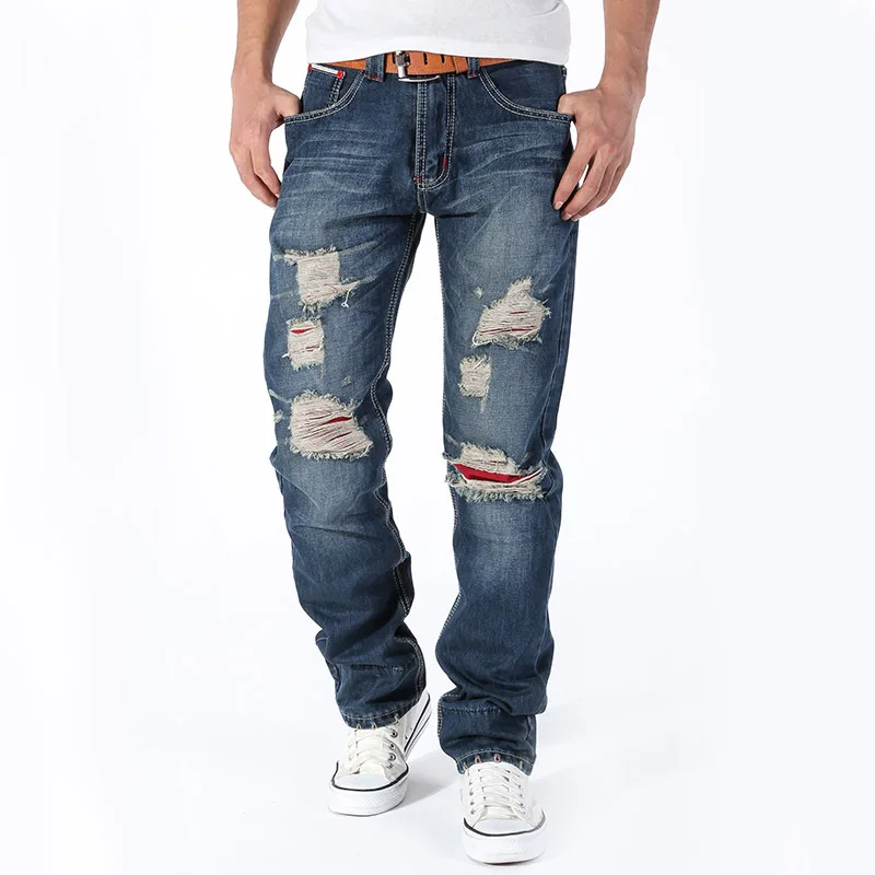 ripped jeans mens baggy