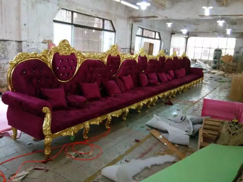 Newest fashion wholesale reception area salon throne sofa for salon / KTV