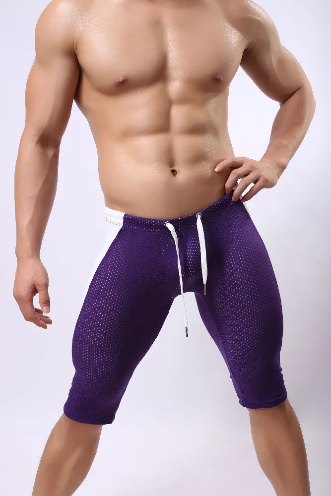 

BRAVE PERSON 2015 Big Mesh Sports Runing Wear Capri For Men SB2227, N/a