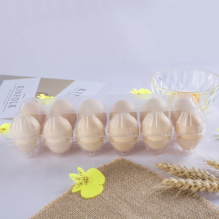 
Clear 12 Cell Pack Plastic Tray plastic egg tray 