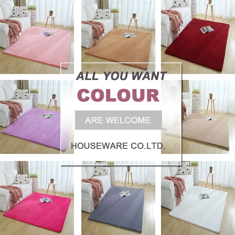 Hot Selling Waterproof Living Room Sofa Cushion Covers Rabbit Faux Fur