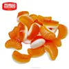 Sweet Orange Slices Jelly Gummy Soft Gummy Candy With Oil