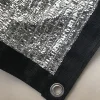 Aluminum shade net for greenhouse cover/nursery warm control aluminum net/woven aluminum fabric cloth for agriculture