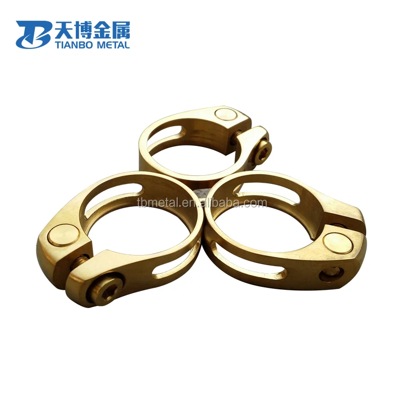 

Bicycle color pipe clamp 31.8 34.9mm pipe clamp mountain bike seat pipe clamp accessories from baoji tianbo metal company, Rainbow/gold/nature