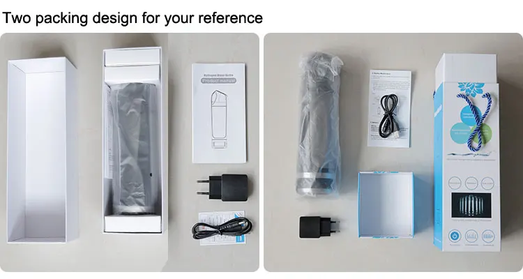 أسعار الجملة ذكي المحمولة 500ML H2 زجاجة المياه الغنية الهيدروجين