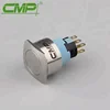 Silver Shell Door Control Push Button