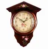 Antique Wall Clock Hand-painted Wood Design Wall Clock