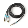 VideoSecu 100ft AV Power Cable BNC RCA CCTV Security Surveillance DVR Camera Cable Wire A27