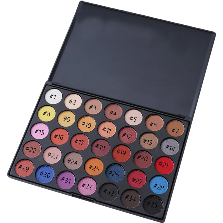 的颜色来自美国当前市场的热卖化妆品产品.