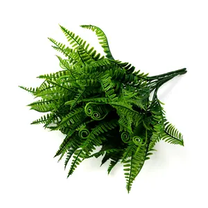 Image of Factory persia green plastic artificial fern plant sale recycling artificial indoor plants decoration