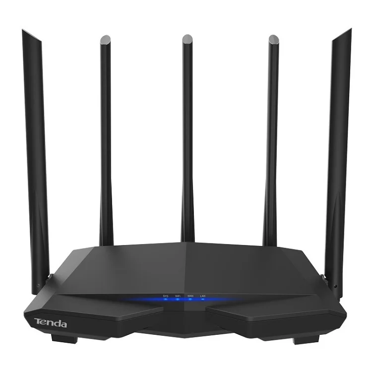 

Tenda Original AC7 Wireless Router 5G 1200M High Speed No Setup Easy to Install WIFI Router ZY-002