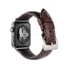For Apple Watch Genuine Crocodile Leather Wrist Watch Band For Men