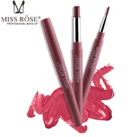 

Ready To Ship Individual Package Matte 2 in 1 High Pigment Lip Liner Lipstick pen