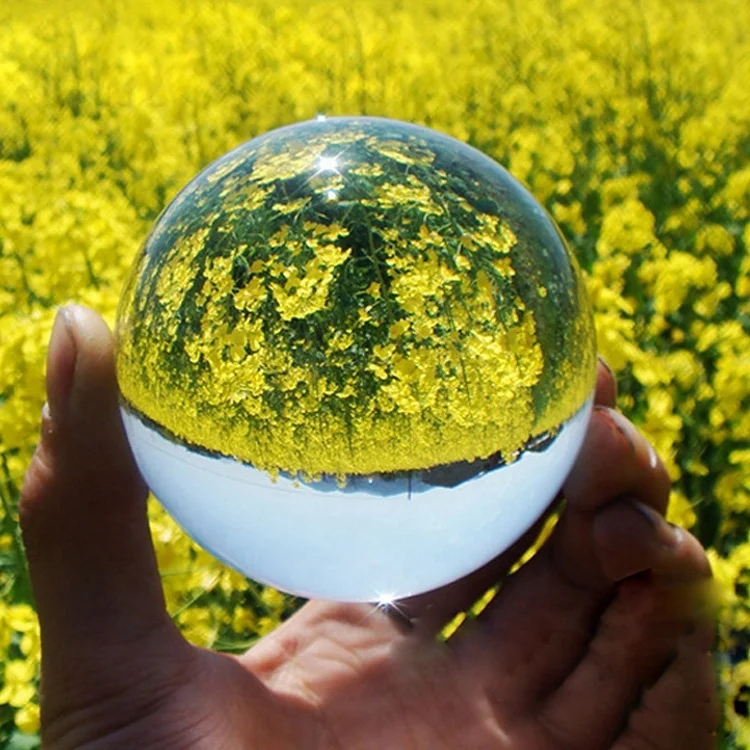 

Wholesale 60MM 80MM100MM Magic K9 Transparent Crystal Glass Ball for Home Decorations