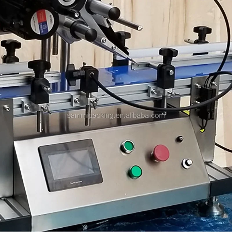 2019 Newest SMTBJ-60 Automatic table top surface flat bottle labeling machine