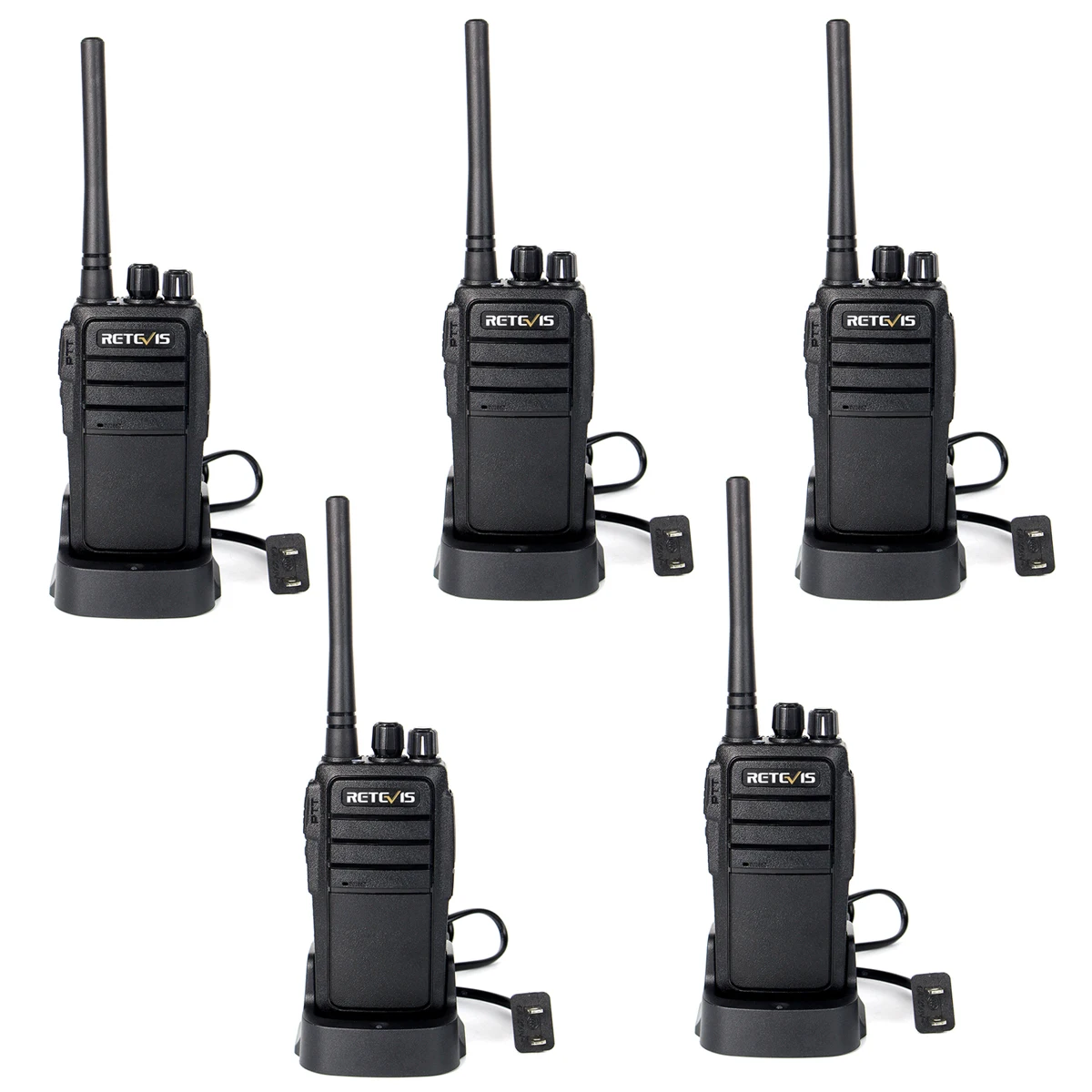 

Retevis RT21 Emergency Alarm Scrambler Walkie Talkie UHF400-480MHz VOX Scan Squelch Security Handheld Two way radio