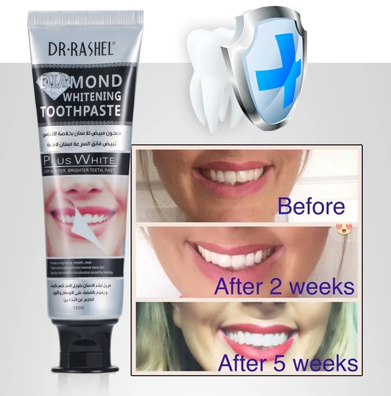 DR.RASHEL  Mint Taste Stain Remover Fresh Breath Diamond  Whitening Toothpaste