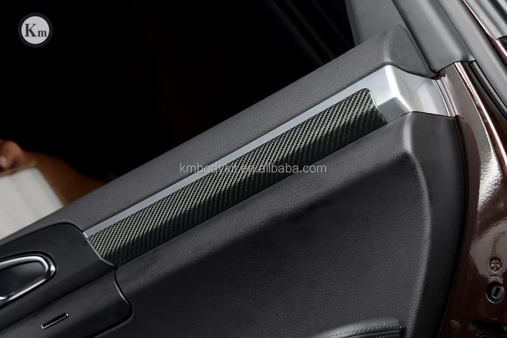 Km For Cayenne 958 Carbon Fiber Interior Dashboard Panel Trims Paste