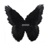 China Manufacturer Wholesale Feather Crafts Best Quality Free Sample Halloween Black Angel Wings