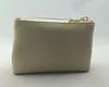 Gold Plain Small Cosmetic Makeup Bag