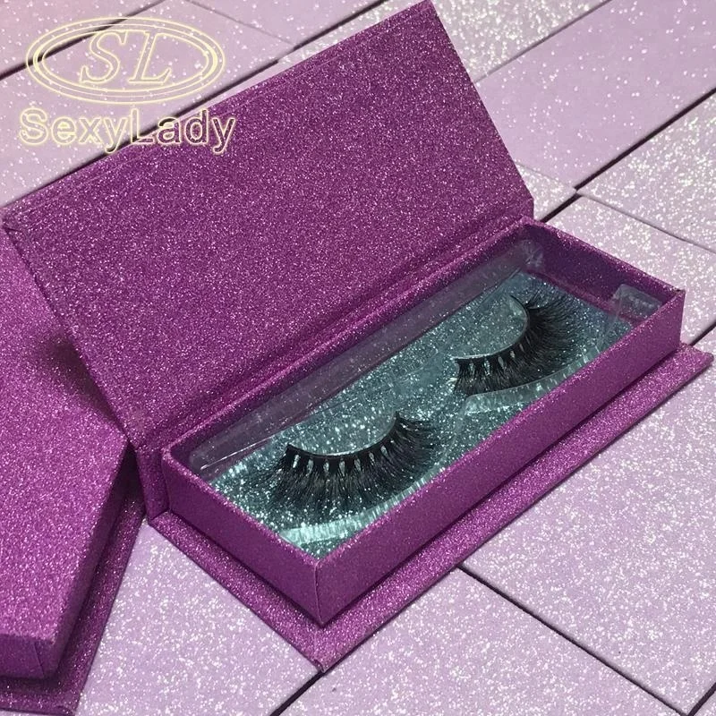 

wholesale 3d mink lashes own brand name mink lashes OEM eyelash packaging box sample order, Black