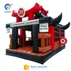 Customized popular junior ninja warrior inflatable bouncing castle,inflatable jumping castle for kids and adult