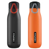 

304 Stainless Steel Double-Walled Vacuum Insulated Spill Leak-Proof Water Bottle with Durable Paracord Lanyard Cap