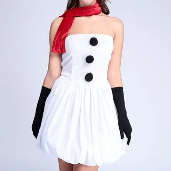 white christmas theme costume