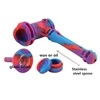 Hot selling hammer design silicone bubbler Pipe weed pipe smoking pipe for dry herb
