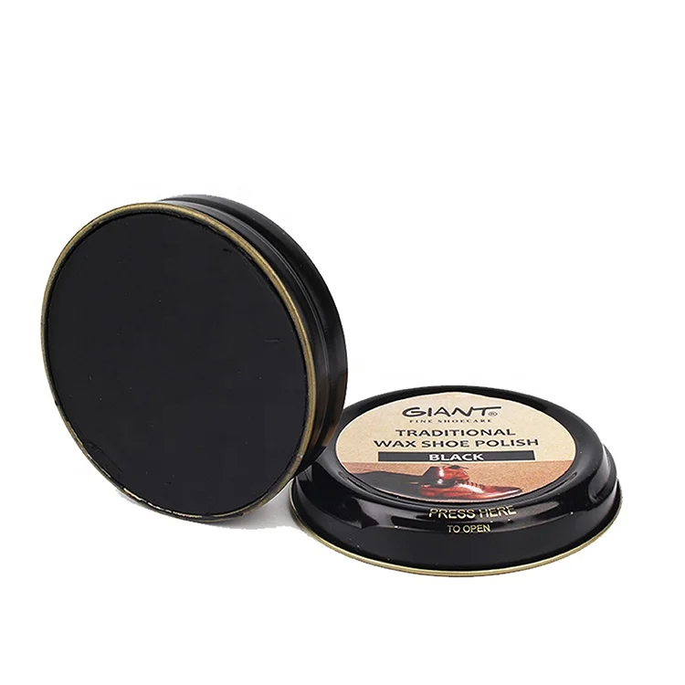 

Giant hot saling shoe care product carnuarba wax shoe polish, 9 colors