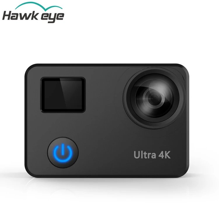 

Professional Go pro audio video 4K sports camera for X-sports man, Black