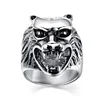 Wholesale Custom Stainless Steel Fashion Bear Ring For Women And Men